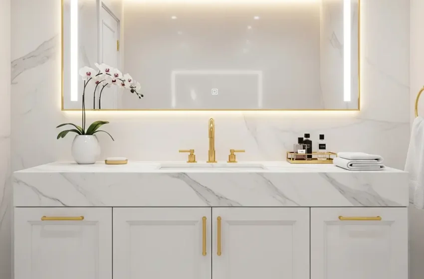  10 Amazing White Bathroom Vanity Ideas and Luxury Looks
