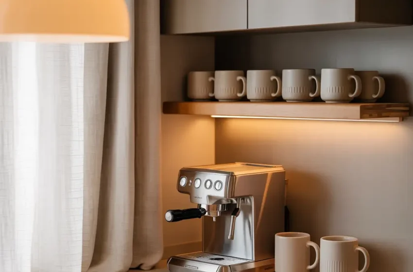  10 Functional Mini Coffee Bar Small Spaces Ideas for Apartments