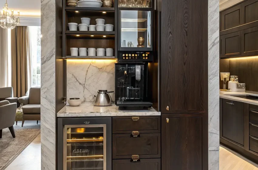  10 Modern Coffee Bar Cabinet Ideas and Sleek Designs