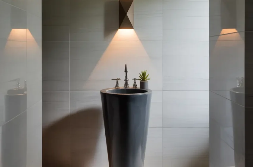  12 Modern Pedestal Sink Bathroom Ideas for Apartments