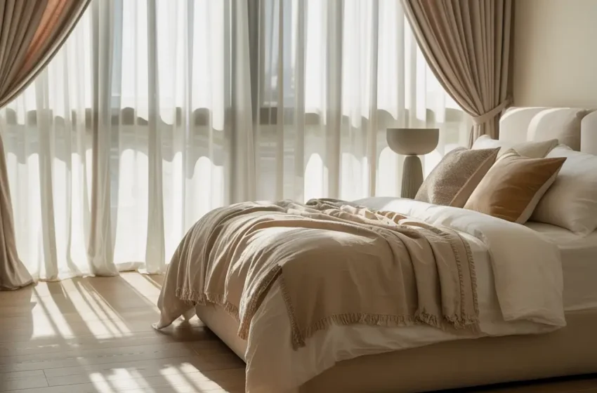  12 Inspiring Beige Curtains Bedroom Ideas and Timeless Decor