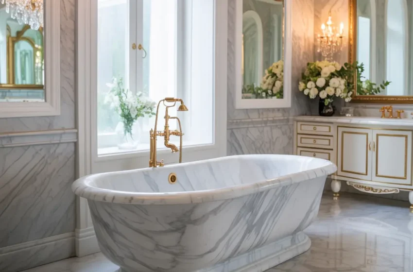  10 Elegant Marble Bathroom Ideas and Chic Layouts for Homes