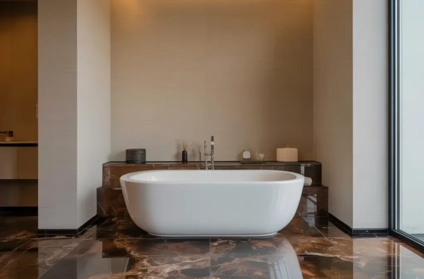  12 Sophisticated Brown Marble Bathroom Ideas and Decor Tips