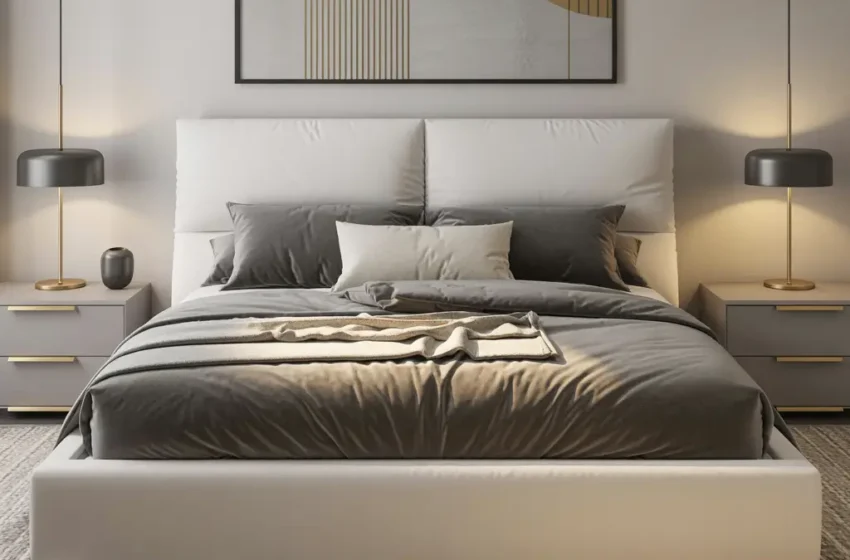  10 Gorgeous White Bed Frame Bedroom Ideas with Pops of Color