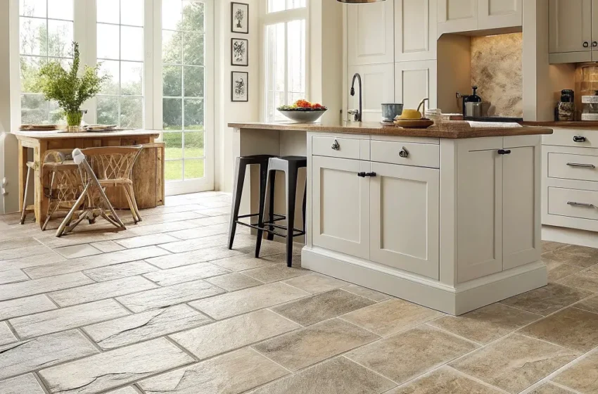  10 Elegant Kitchen Floor Tiles Ideas for Stylish Kitchens