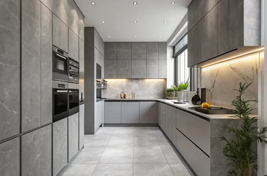 12 Modern Grey Kitchen Tiles Ideas and Small Space Solutions