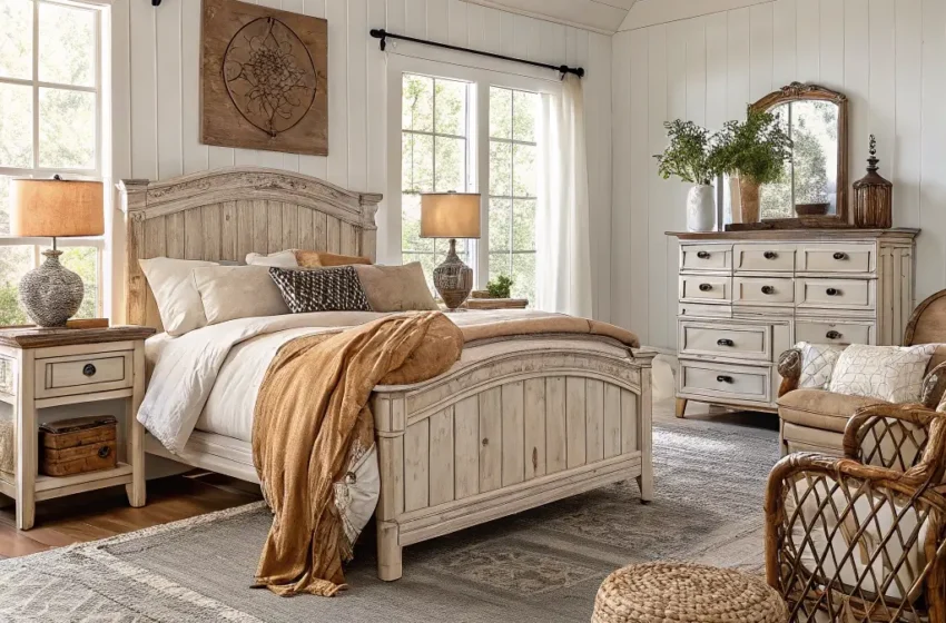  10 Stunning Country Farmhouse Bedroom Ideas for Rustic Charm