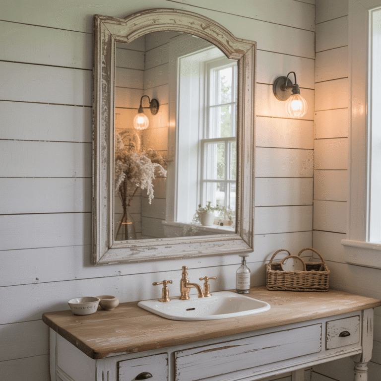 12 Gorgeous Small Cottage Bathroom Ideas and Space-Saving Tips