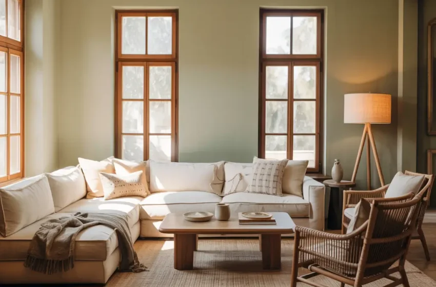  12 Creative Green Walls Living Room Ideas to Transform Rooms