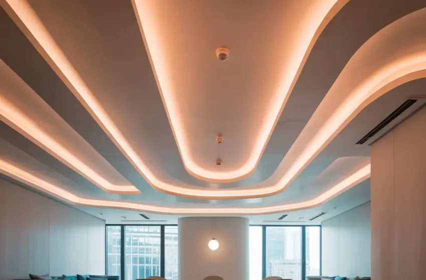  10 Sophisticated Office Ceiling Design Ideas and Cozy Office Vibes