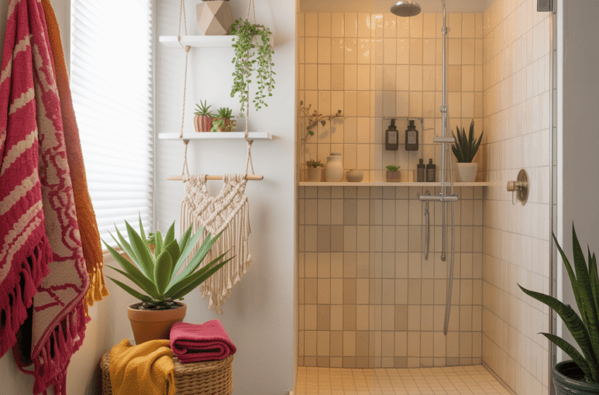  12 Gorgeous Boho Bathroom Decor Ideas for Natural, Earthy Looks