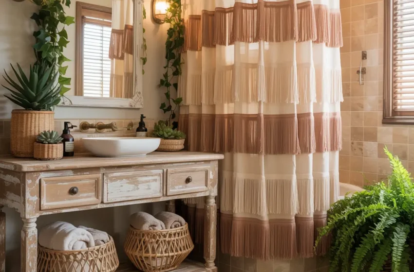  10 Amazing Boho Western Bathroom Ideas and Trendy Earthy Accents