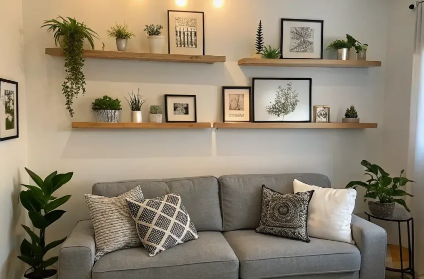  10 Creative Floating Shelves Ideas for Blank Walls