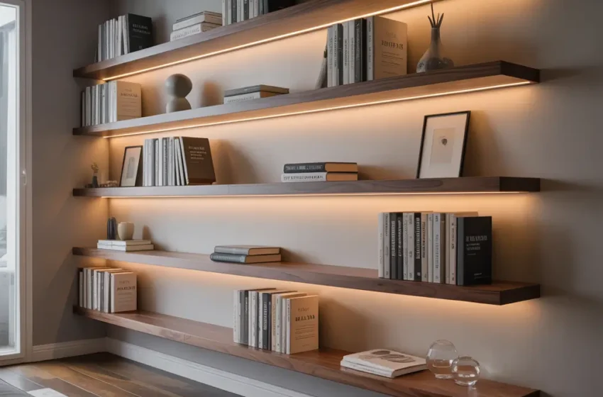  12 Chic Floating Shelves Living Room Ideas for Modern Interiors