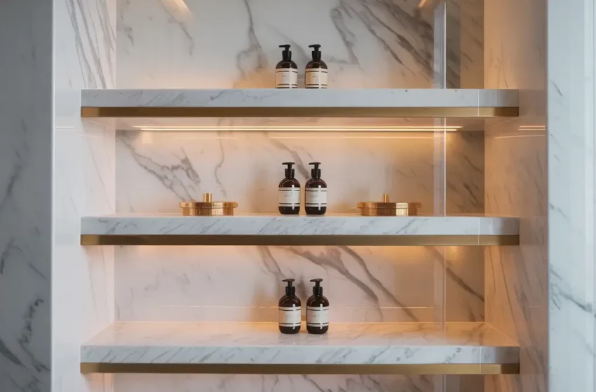  10 Smart Floating Shelves Bathroom Ideas for Tiny Bathrooms