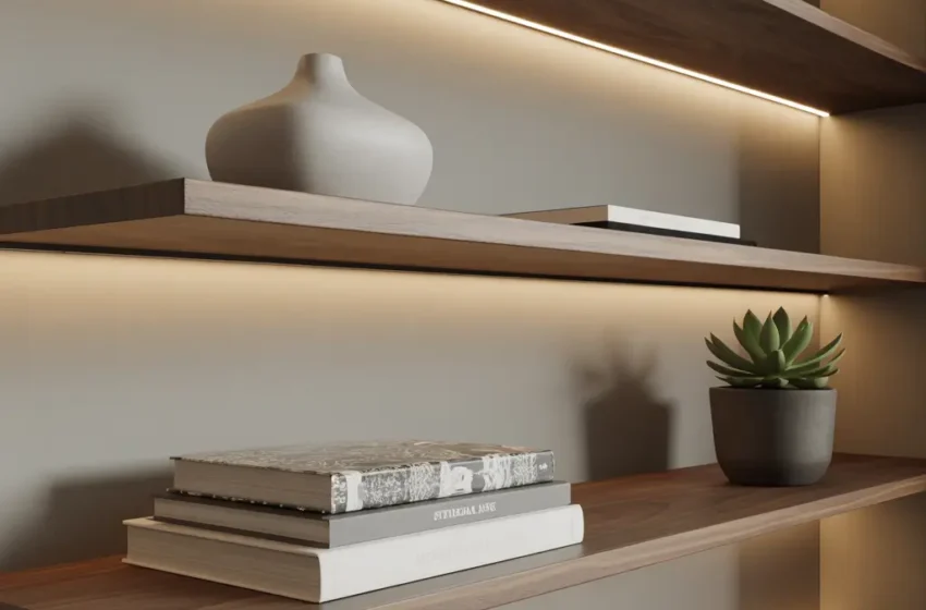  12 Chic Modern Floating Shelves Ideas for Home Offices