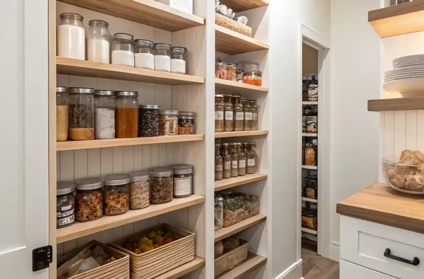  12 Smart DIY Pantry Shelves Ideas for Maximum Storage