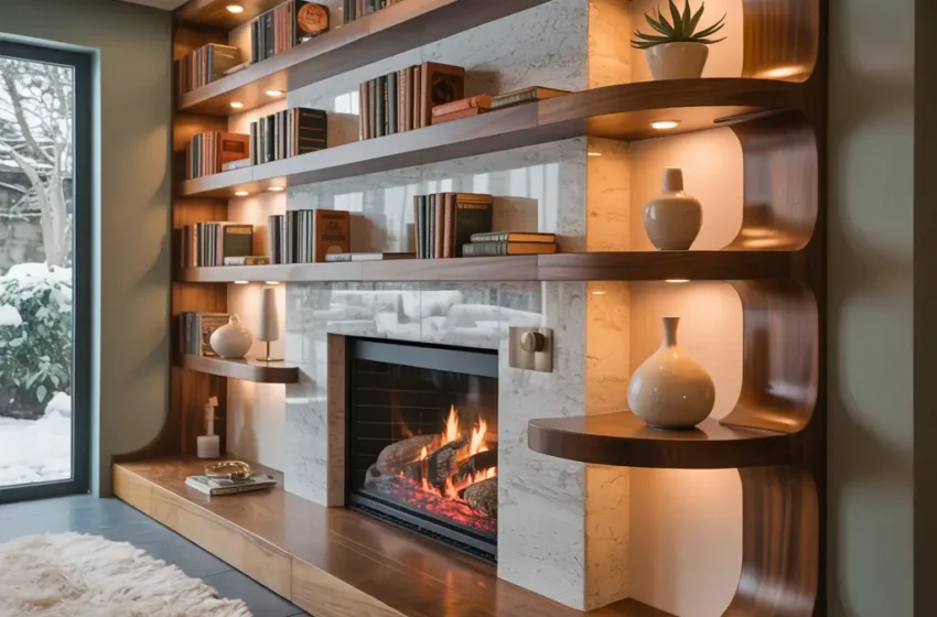 10 Functional Built-In Shelves Living Room Fireplace Ideas Smartly