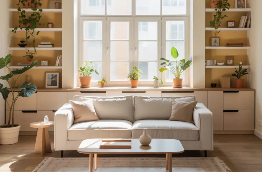  12 Modern Beige Couch Living Room Ideas for Small Homes