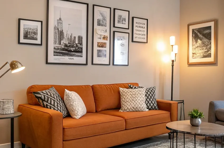  10 Stunning Orange Couch Living Room Ideas That Feel Balanced