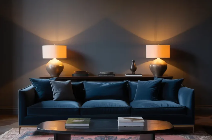  10 Cozy Navy Blue Couch Living Room Ideas for Family Comfort