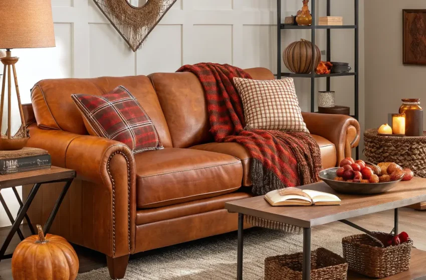  12 Modern Camel Leather Couch Living Room Ideas Made Easy