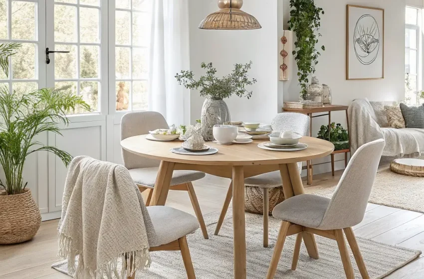 12 Trendy Dining Table Design Ideas and Contemporary Flair