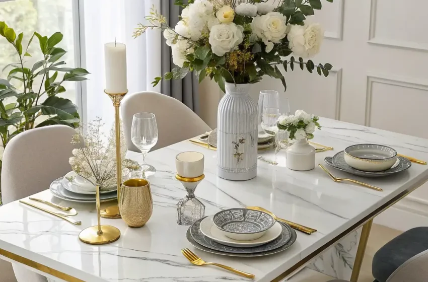  10 Creative Dining Table Decor Ideas for Small Spaces