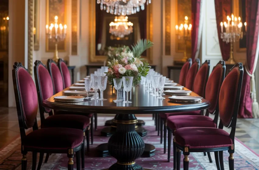  10 Beautiful Black Dining Table Ideas and Minimalist Spaces