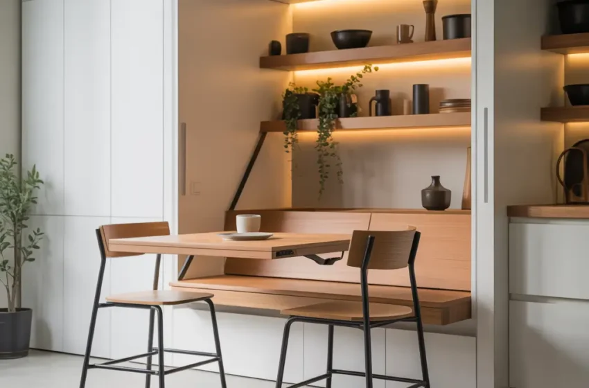  10 Practical Folding Dining Table Ideas for Compact Kitchens