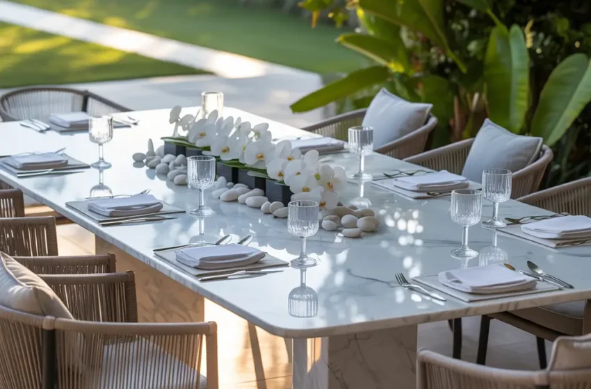  10 Stylish Outdoor Dining Table Ideas for Relaxing Weekendsc