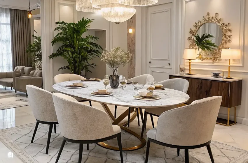  12 Beautiful 6 Seater Dining Table Ideas for Family Dining