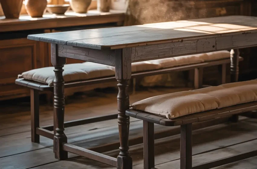  12 Trendy Dining Table with Bench Ideas for Chic Dining