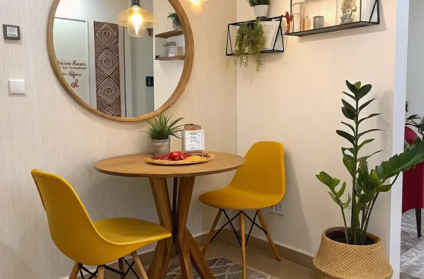  12 Creative Small Apartment Dining Area Ideas for Space Saving