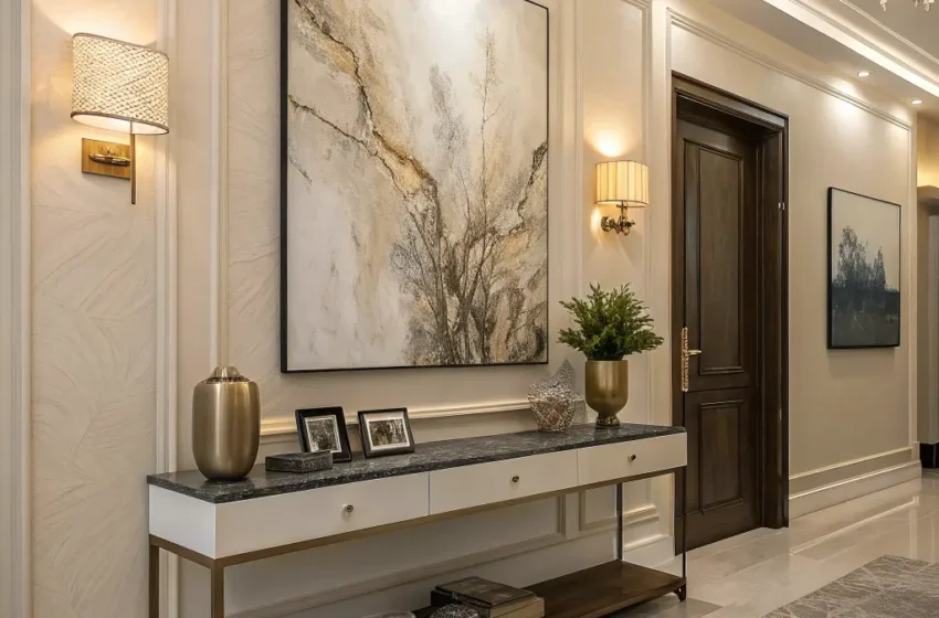  12 Modern Entrance Foyer Wall Design Ideas for Chic Interiors