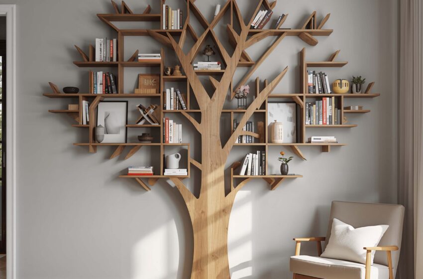  10 Brilliant Wooden Bookshelf Ideas for Stylish Organization