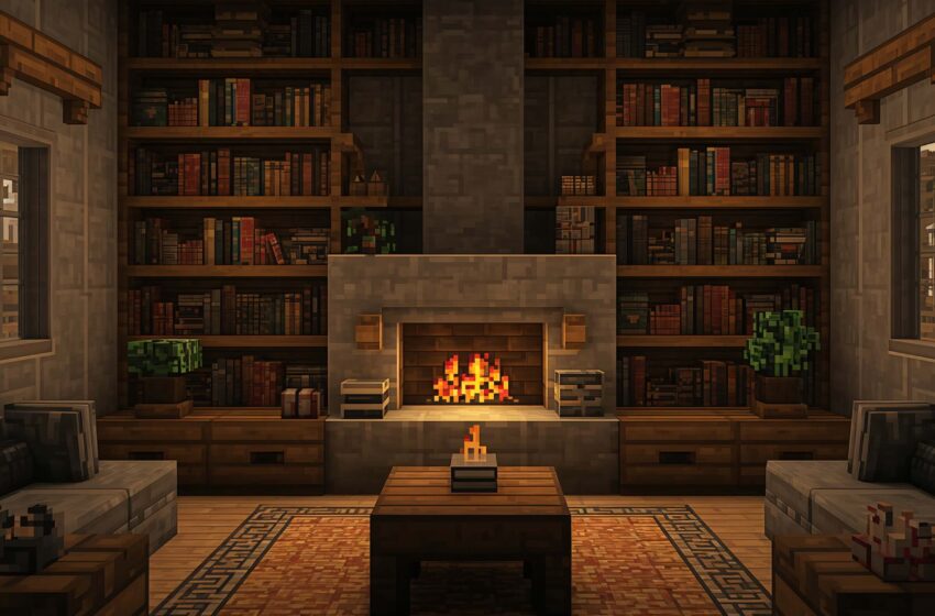  10 Magical Minecraft Bookshelf Ideas and Enchanting Styles