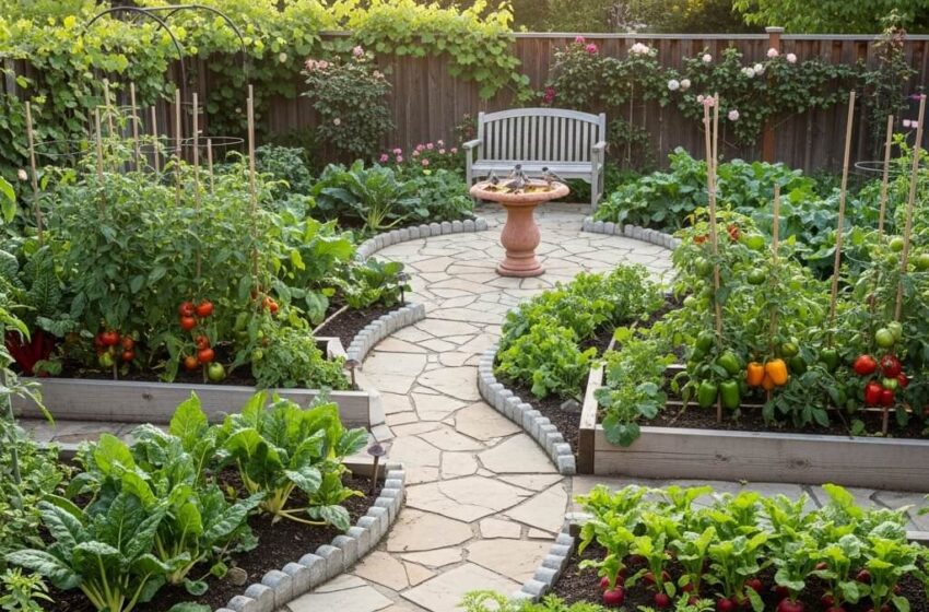  10 Modern Vegetable Garden Design Ideas for Stylish Gardens