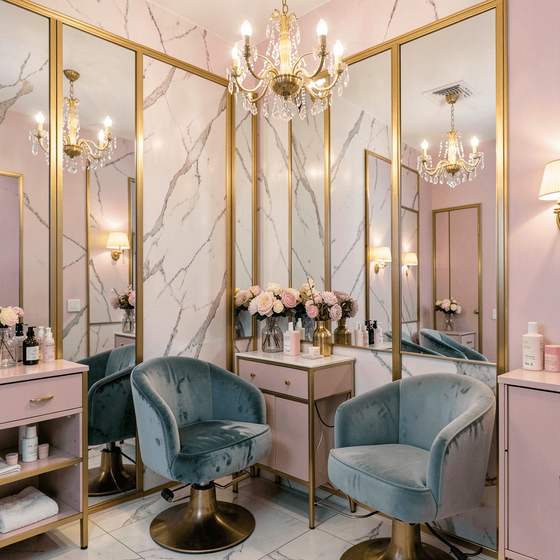  10 Luxe Small Beauty Salon Interior Design Ideas on a Budget