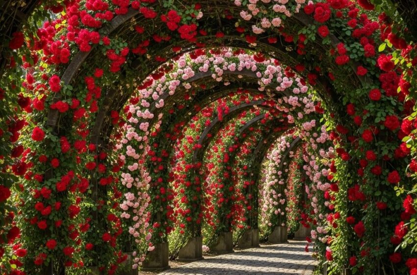  10 Inspiring Rose Garden Design Ideas for Romantic Garden Style