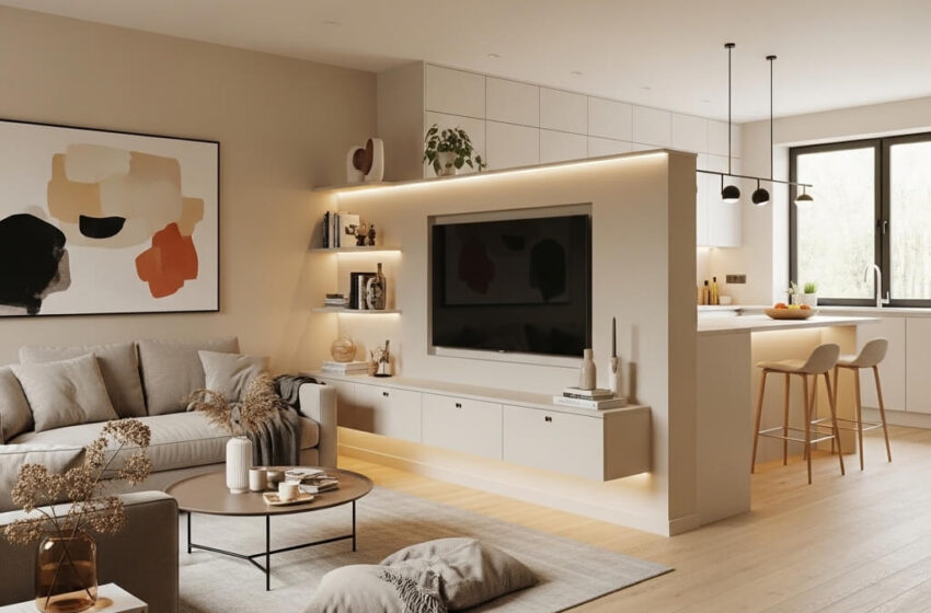  10 Trendy Modern Partition Design Living Rooms Ideas for Cozy Interiors