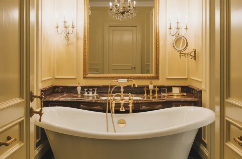  10 Bright Pale Yellow Bathroom Relaxing Spa Designs
