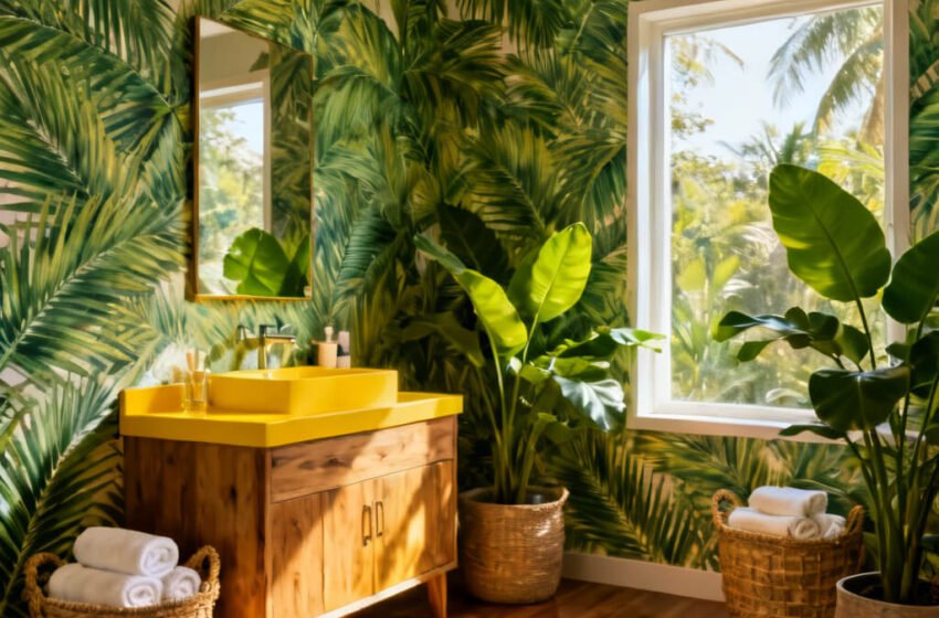  10 Creative Green and Yellow Bathroom Ideas for Small Spaces