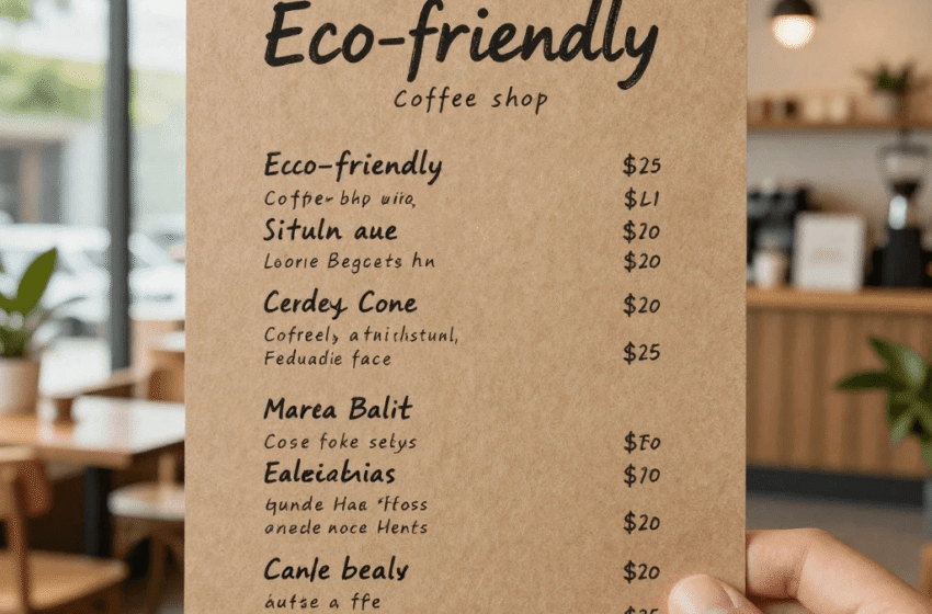 10 Aesthetic Coffee Shop Menu Design Ideas for Instagram Cafes