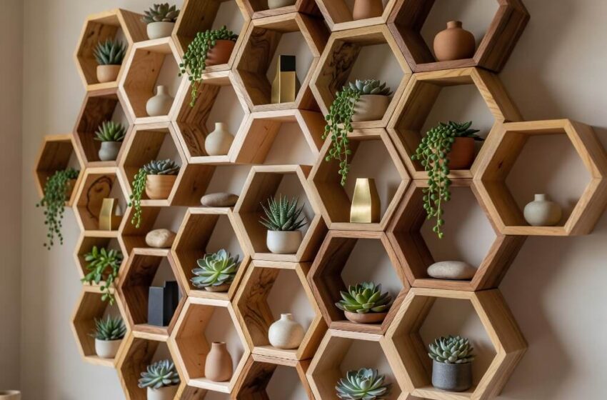  10 Aesthetic Wall Rack Design Ideas for Cozy Homes