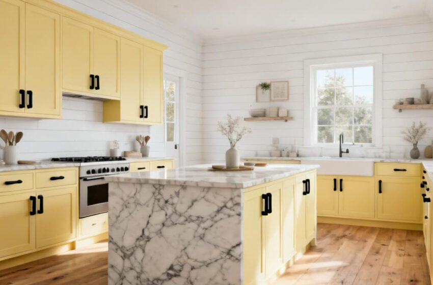  10 Beautiful Yellow Farmhouse Kitchen Ideas for That Perfect Cozy Glow