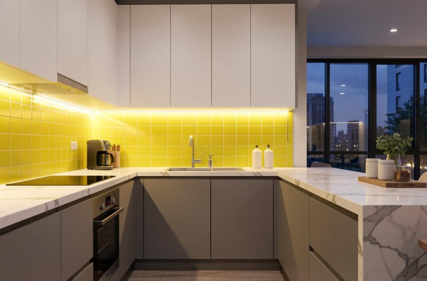  10 Stunning Yellow Kitchen Tiles Ideas for Modern Glow Spaces