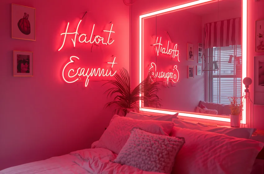  10 Easy Red Lights Bedroom Ideas for Budget Room Makeover