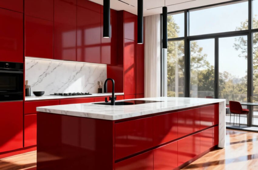  10 Luxury Red and White Kitchen Ideas High End Look