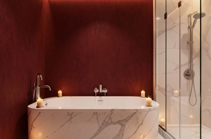  10 Perfect Red and White Bathroom Ideas Dreamy Bathroom Decor